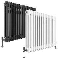 EMKE 2 3 Column Cast Iron Style Radiator Traditional Central Heating Horizontal