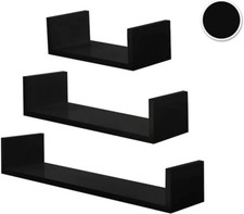 U Shaped Floating Shelve Set