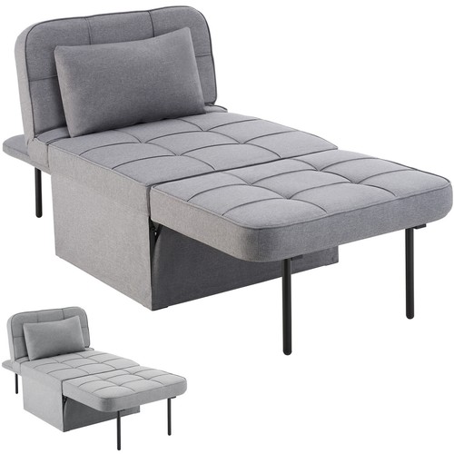 Grey jumbo single - chair, sofa