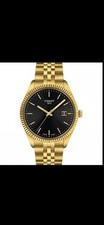 Tissot Ballade Gold Plated 40mm Watch – Black Dial – Swiss Made – Brand New