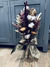 Rich Xmas Burgundy Gold Red