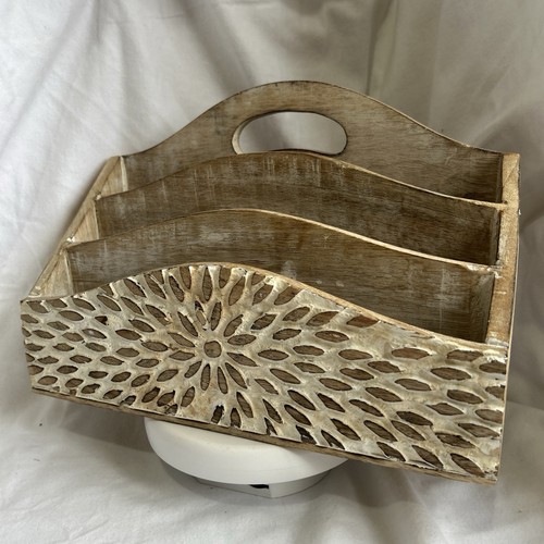 Hand made carved wooden letter - hand,