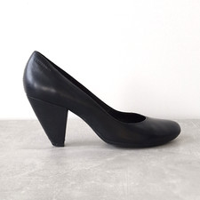 VAGABOND LEATHER CONE HEELS EU 40 US 10 UK 7 COURT SHOES PUMPS