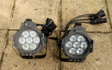 2 x Chauvet Pro COLORado 1 Quad Zoom Wash LED Lights Spares or Repair. Lot 2