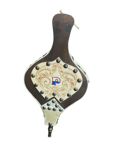 Bellows fireplace brown - bellows,