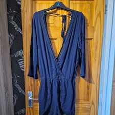 F&F navy blue Playsuit - Size