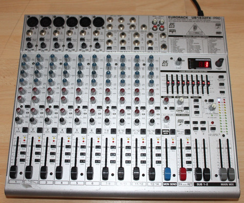 Behringer ub1832fx mixer - behringer,