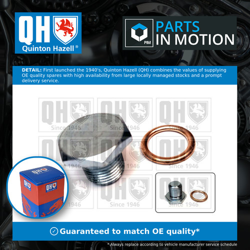 Sump plug qoc1019 quinton - sump,