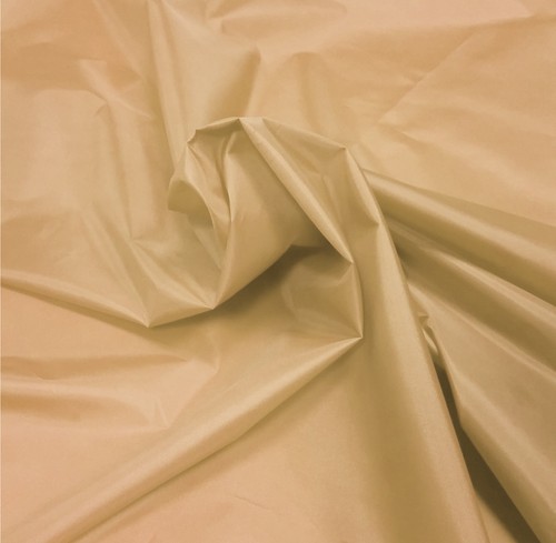 Beige nylon look fabric 5oz - beige,