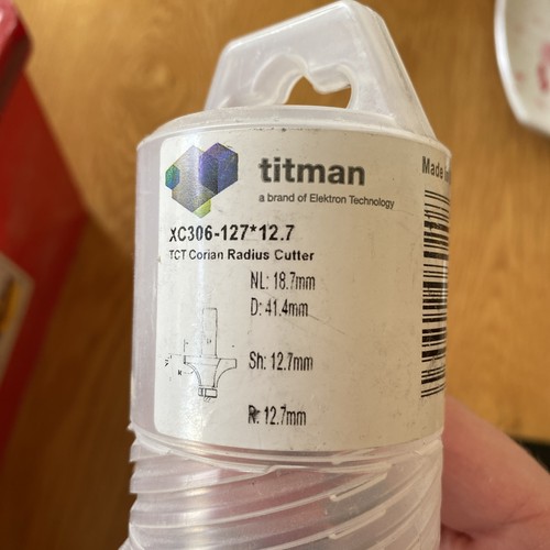 Titman tct corian radius - corian,
