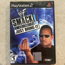 WWF Smackdown Just Bring It Sony PlayStation 2 Complete/Tested READ DESCRIPTION