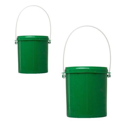 Pcs bait bucket with - bucket, lid