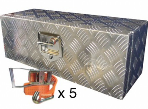 Aluminium trailer strap - strap, box