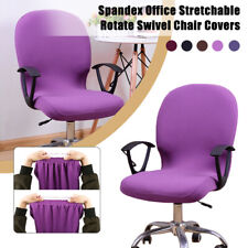 Stretch Computer Office Chair Covers Slipcover Desk Task Rotat Seat Cover UK