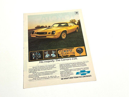 1978 chevrolet camaro z28 - 1978,