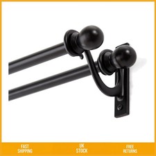 Elegant Scroll Bracket Black