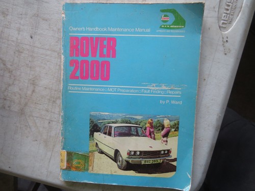 Rover 2000 drivers - rover, p6