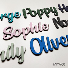 Personalised wooden script