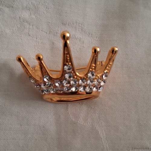 Vintage goldtone clear - goldtone,