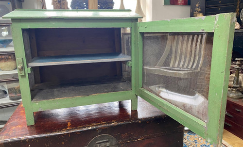 French green meat safe - green, larder
