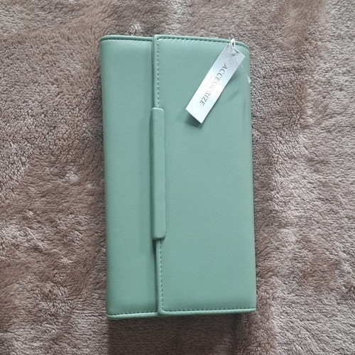 Accessorize green faux leather - green,