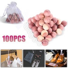100Pcs Natural Cedar Balls No
