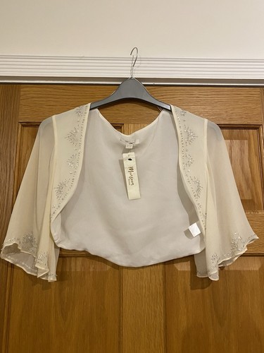 Monsoon cream silk embellished - silk,