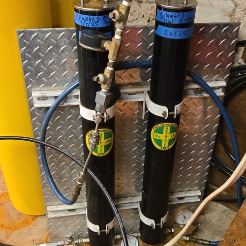 Dual compressor breathing air