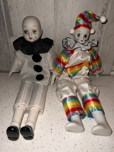 Vintage pierrot clown - 2,