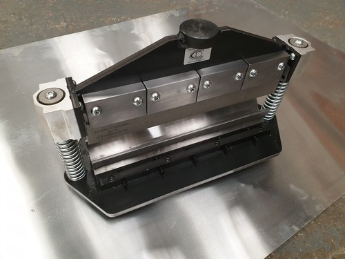 Press brake attachment for - press,