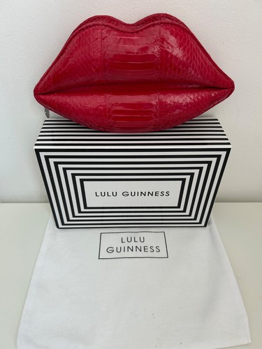 Lulu guinness red - red, snakeskin