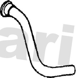 Exhaust pipe front fits fiat - fits,