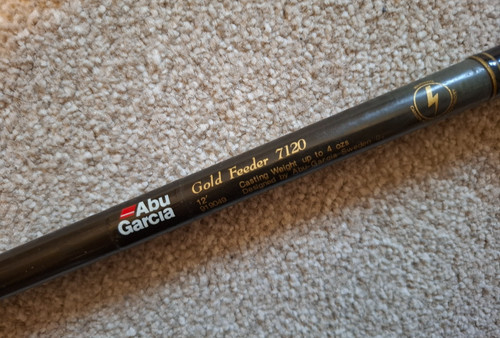 Vintage abu garcia gold feeder - garcia,