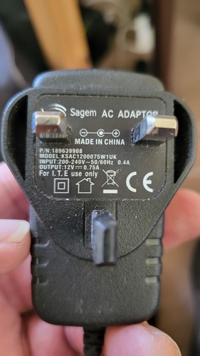 12v mains sagem - 12v,
