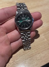 Seiko 5 Actus Men's Watch Vintage Auto Mint Green Dial, 7009 Day/Date, 21 Jewels