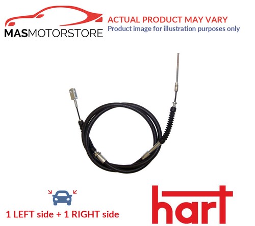 Handbrake cable pair rear hart - rear,