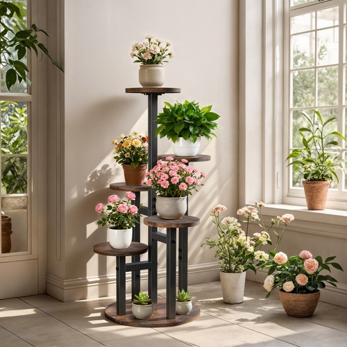 Plant stand tier indoor - stand, 6