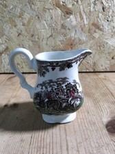Vintage Myotts Country Life Milk Jug Creamer - Brown - 10cm