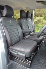 Tailored seat covers for the Renault Trafic x82 Crew Cab - 6 seats