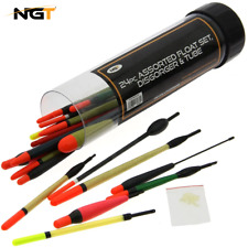 NGT 24pc Assorted Float Set With Rubbers & Disgorgers Carp coarse Fishing Tackle