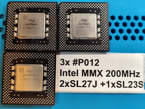 Vintage cpu processor - 3x,
