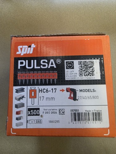 Spit pulsa nails hc6 17mm - hc6-17mm, 500