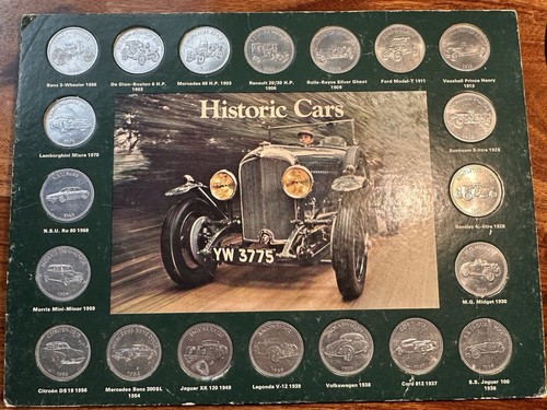 Shell historic cars - cars, coin