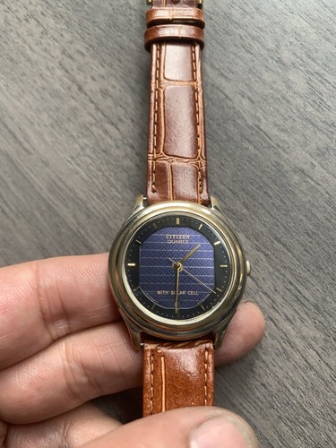 Vintage citizen solar watch - citizen,