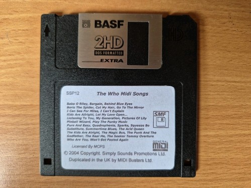 The who midi song files - the,