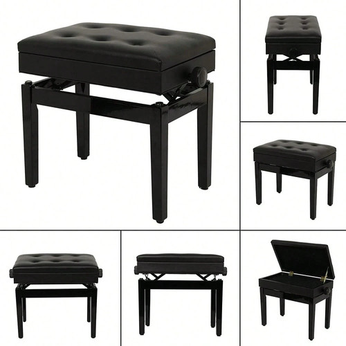 Adjustable piano stool - adjustable, height