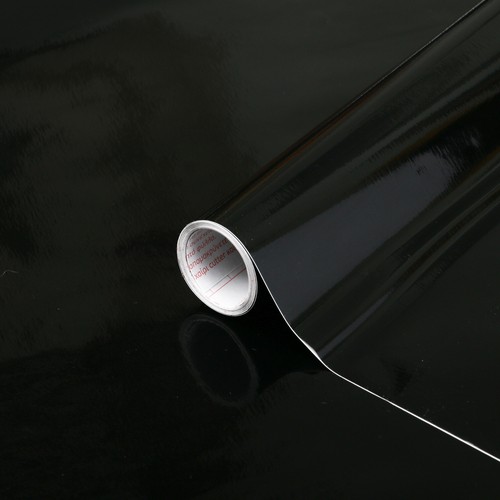 45cm black gloss vinyl - 2m,