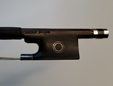A Silver-Mounted English Violin Bow by Garner Wilson