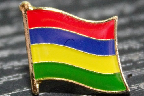 Mauritius mauritian metal - metal, flag