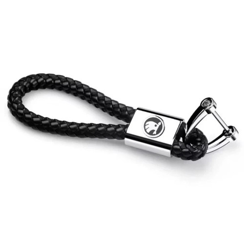 Skoda keyring leather gift - skoda,